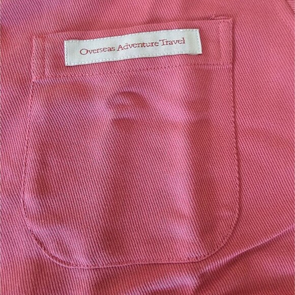 NWT Overseas Adventure Shirt Sleeve Button-up  Shirt Womens Small Salmon - Picture 5 of 5
